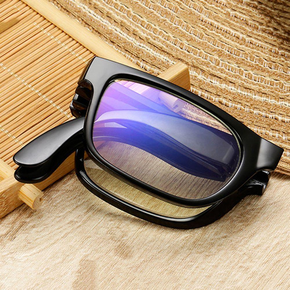 DWAYNE Men Women Folding Reading Glasses Outdoor With Glasses Box Presbyopia Eyeglasses Travel Portable Vision Care Computer Eyeglasses Driving Reading Magnifying Foldable Presbyopic Eyewear/Multicolor