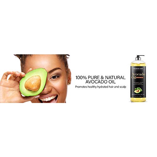 Tinh dầu massage xoa bóp Majestic Pure Avocado Oil chai 473ml [Hàng Mỹ]