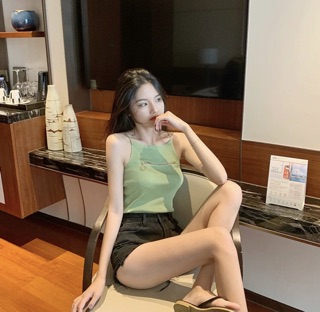 🧸 Áo yếm len mỏng khoá ngực sexy 🧸