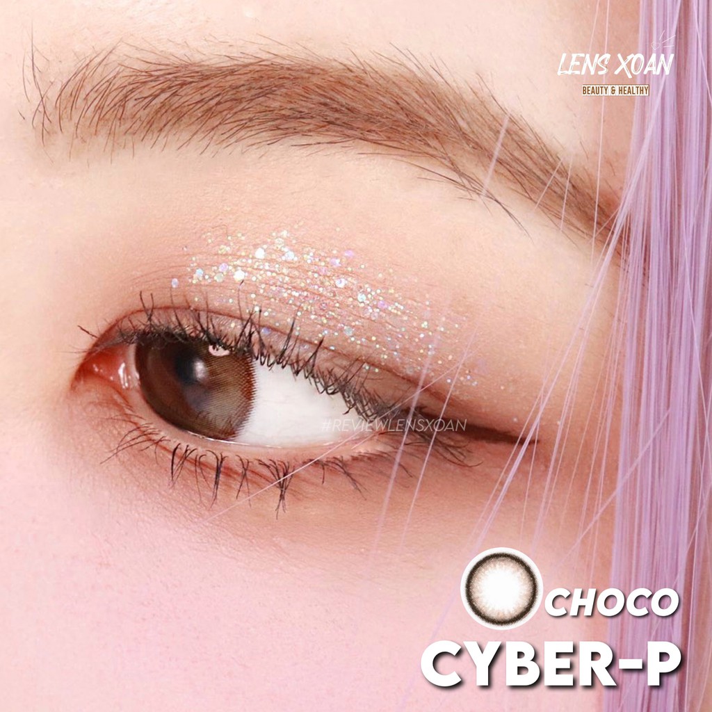 KÍNH ÁP TRÒNG CYBER-P CHOCO ( LENS NÂU SIÊU TỰ NHIÊN)