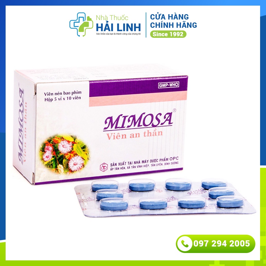 [CHÍNH HÃNG] [1 vỉ] VIÊN AN THẦN MIMOSA