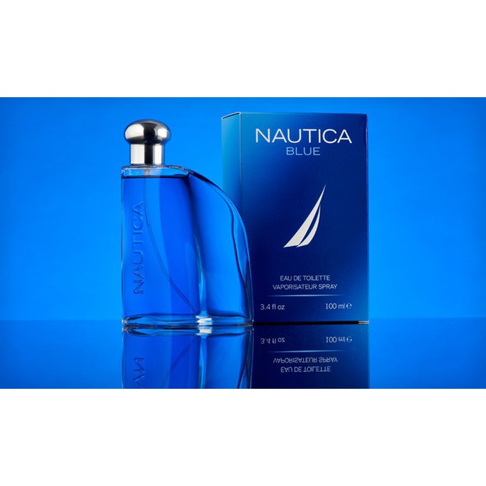 [Hàng USA] Nước Hoa Nam NAUTICA BLUE Eau De Toilette Spray Vaporisateur chai 100ml 3.4 fl.oz [Hàng Mỹ Nhập]