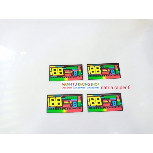 mạch dán đồng hồ led raider fi