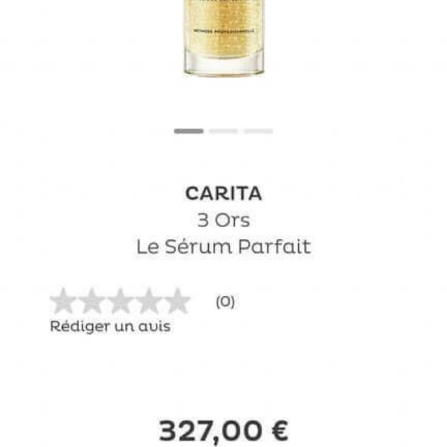 Tinh chất vàng carita 200ml