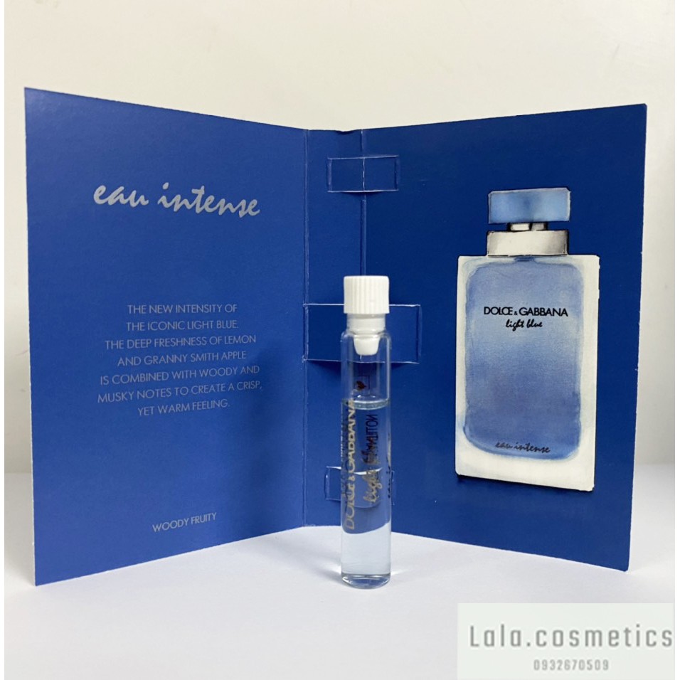 [Mẫu thử] Vial Nước Hoa Nữ D&G Light Blue Intense 1.5ml