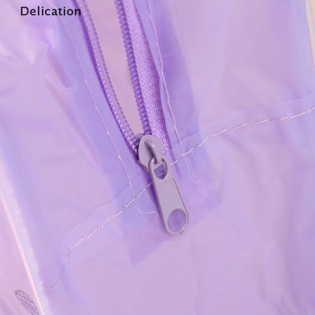 [Hàng mới về] Túi đựng mỹ phẩm trang điểm vật dụng vệ sinh cá nhân nhựa PVC trong suốt có khóa kéo dành cho du lịch