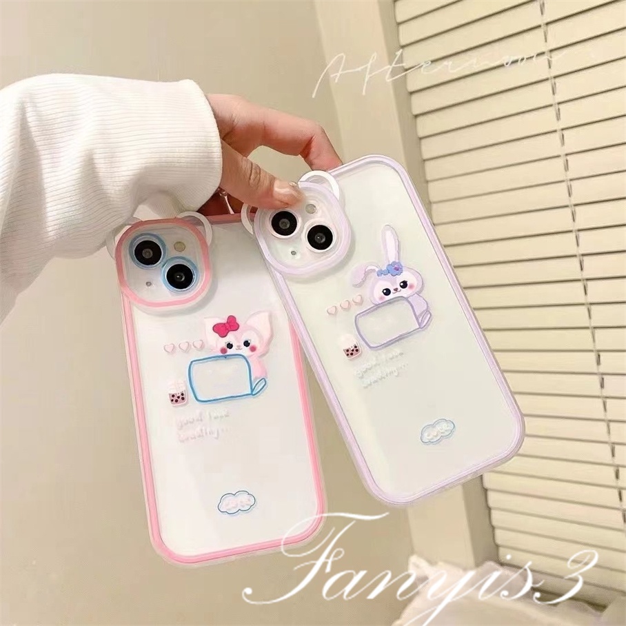Ốp Điện Thoại Mềm Trong Suốt Họa Tiết Hoạt Hình Cho iPhone 14 13 12 11 Pro Max X XR Xs Max 8 7 6 6s Plus SE 2020