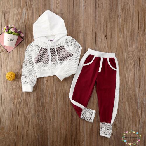 Set Áo Hoodie + Quần Dài Cho Bé Gái