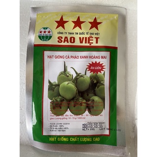 Hạt giống cà pháo xanh Hoàng Mai- gói 2gr