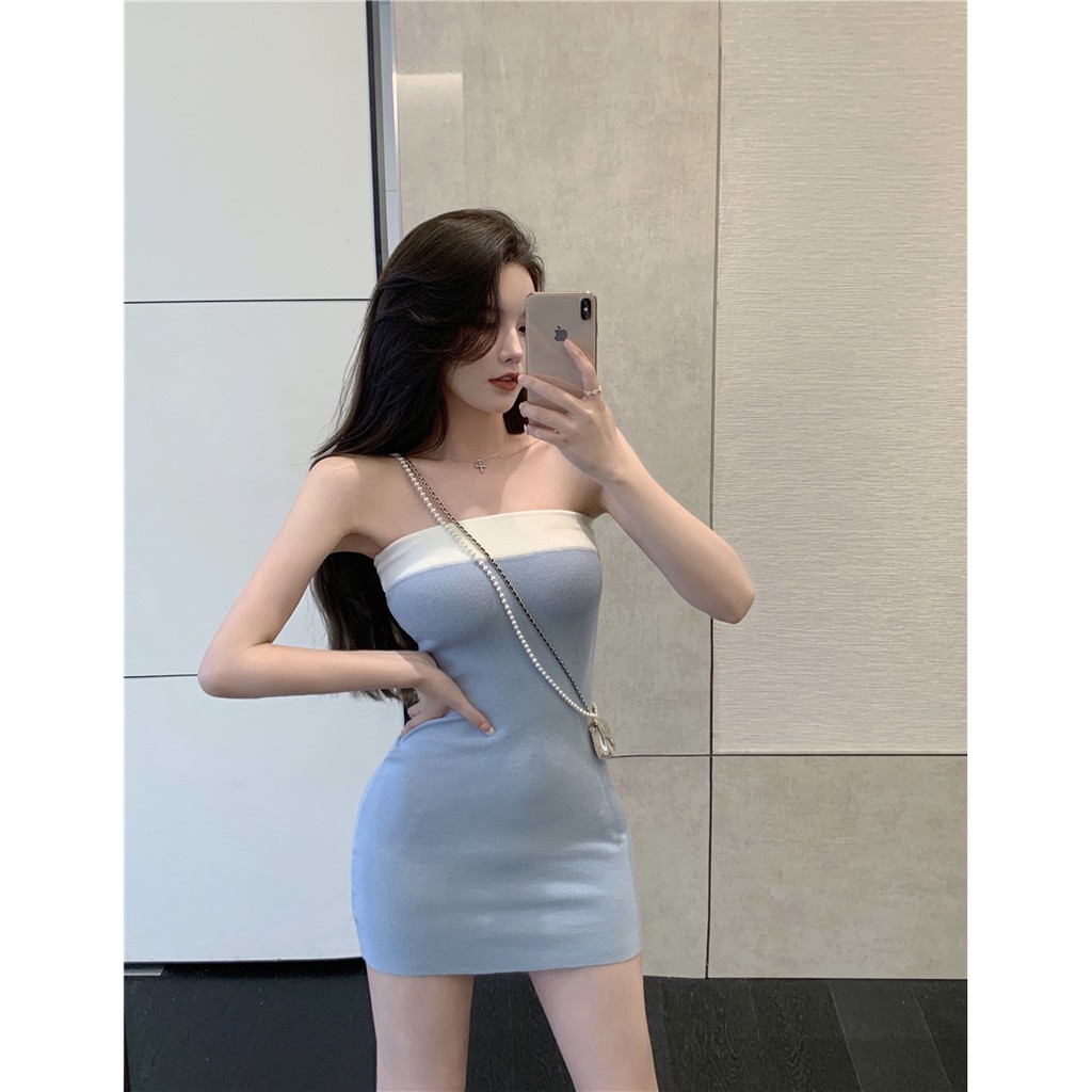 Váy đầm ôm🌼 NaNo Studio🌼 body cúp ngực 2 màu sexy chất thun dày quyến rũ đi tiệc đi chơi hàng quảng châu l1 | BigBuy360 - bigbuy360.vn