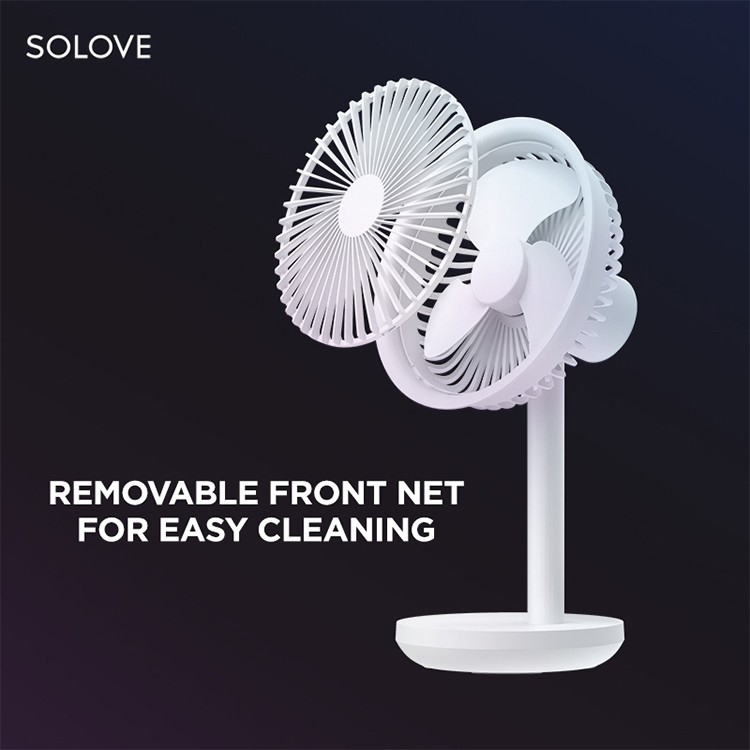 [HÀNG SẴN][MÃ GIẢM GIÁ 10K SLV05]Quạt tích điện mini Xiaomi SOLOVE F5,có thể quay góc ngang 60 độ,Hàng chính hãng XIAOMI | BigBuy360 - bigbuy360.vn