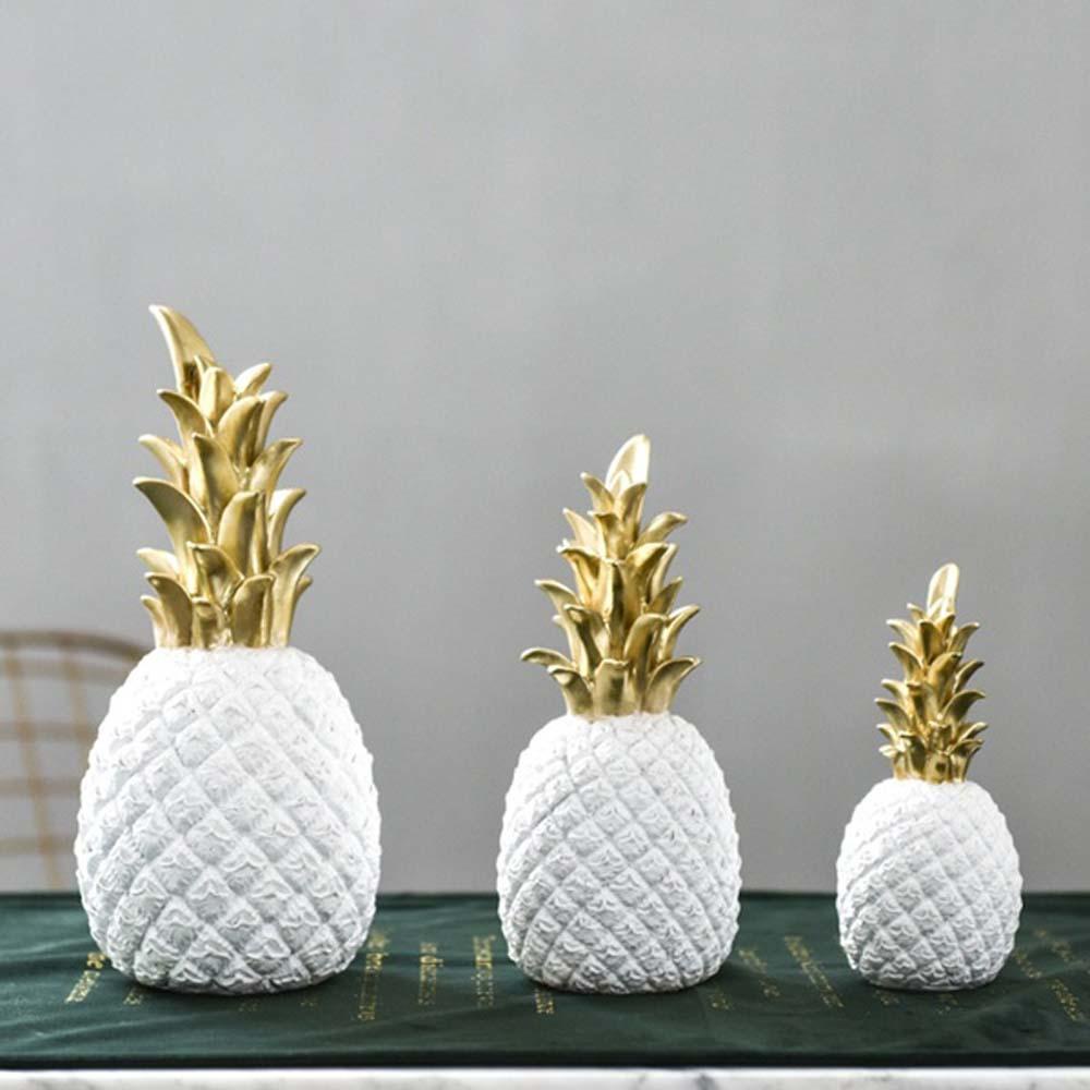 1 Quả Dứa Bằng Nhựa Resin Sang Trọng Trang Trí Bàn Làm Việc