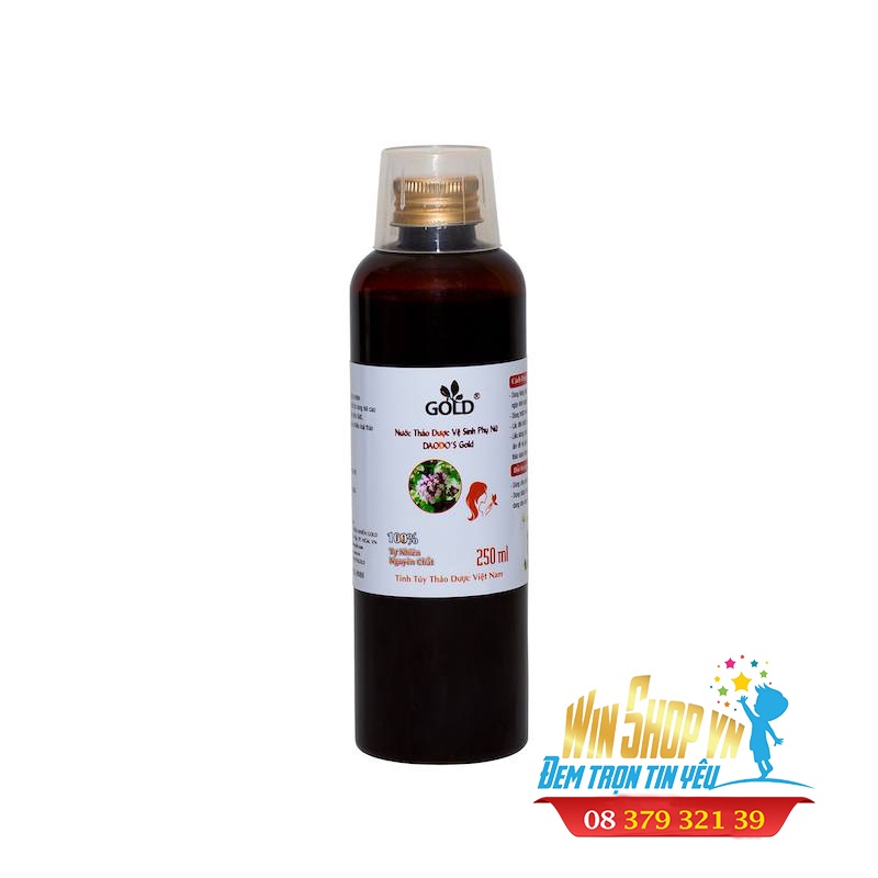 Nước Thảo Dược Vệ Sinh Phụ Nữ Daodo’s Gold 250 ML-Giúp làm sạch vùng kín của phụ nữ, Khử mùi hôi, Ngăn ngừa viêm nhiễm