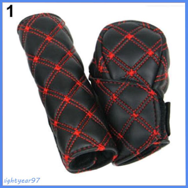Set 2 Bọc Cần Số Giả Da Trang Trí Nội Thất Xe Hơi