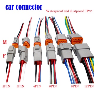 Đầu Nối Dây Điện Chống Nước / Bụi Bẩn 2 / 3 / 4 / 6 / 8 / 12 Chấu Cho Xe Hơi