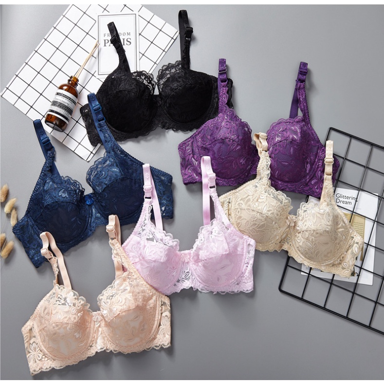 Áo ngực có gọng cao cấp phối ren đệm mút mỏng Sexy hàng Thái lan cao cấp AOLOT08