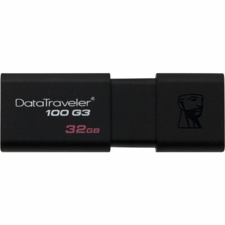 USB 3.0 Kingston 32GB/16GB – DataTraveler 100G3 – CHÍNH HÃNG – Bảo hành 5 năm