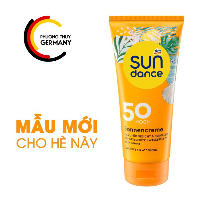 [FREESHIP] Kem Chống Nắng Sundance SPF50 Nội Địa Đức Chính Hãng 100ml MPLULU22