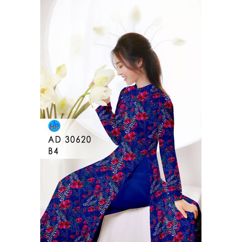 Vải áo dài hoa Phượng AD30620