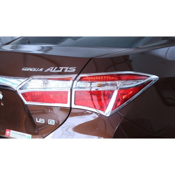 ốp đèn pha hậu Altis 2014-2021 Mạ Crom Cao Cấp .