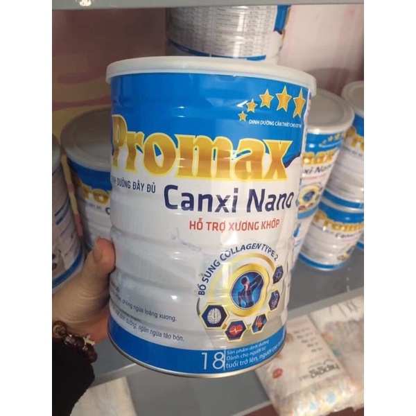 sữa promax canxi nano hộp 900gam