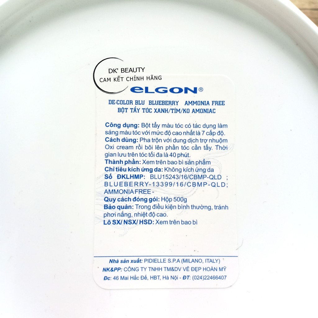 💞Tẩy Tím Elgon Khử Ánh Sắc Vàng, Nâng Sáng Màu Tóc | BigBuy360 - bigbuy360.vn