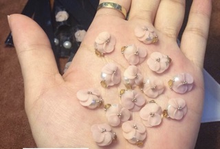 Hoa bột Nail gắn móng 50 bông chỉ có 200k
