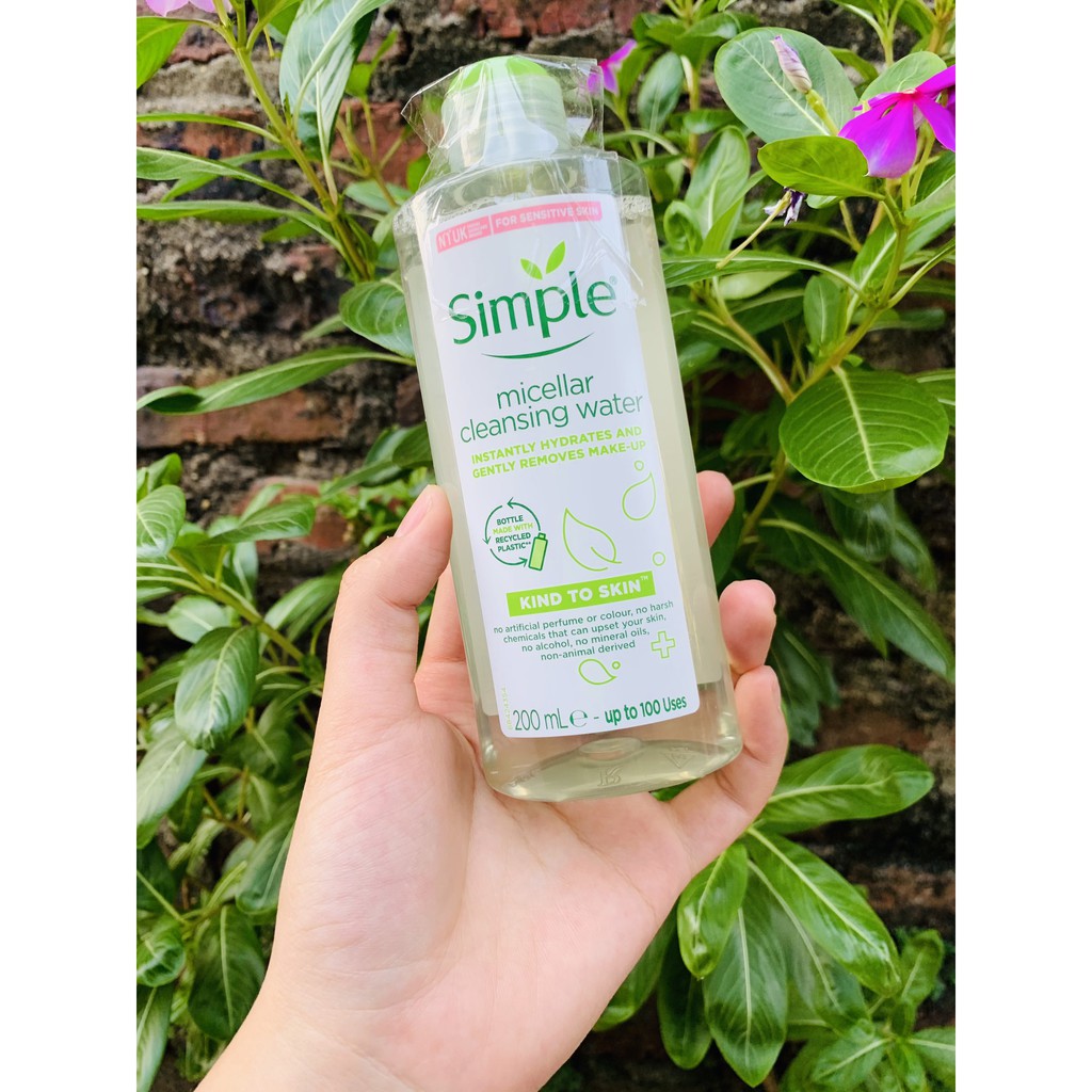 Nước Tẩy Trang Simple Micellar Cleansing Water 200ml