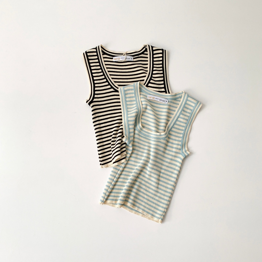 Áo Len Gân Ba Lỗ Dáng Ôm Lavigen | AK-LA3491 | Lana Official