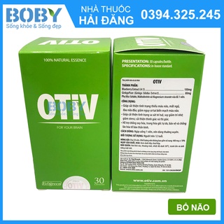 ❤️ OTIV - Cải thiện Thiếu Máu Não, Mất Ngủ, Đau Đầu, Tăng Cường Trí Nhớ, Giảm Stress - Chính hãng