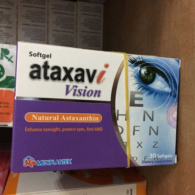 [Chính hãng] Viên uống bổ mắt Ataxavi Vision | Thế Giới Skin Care