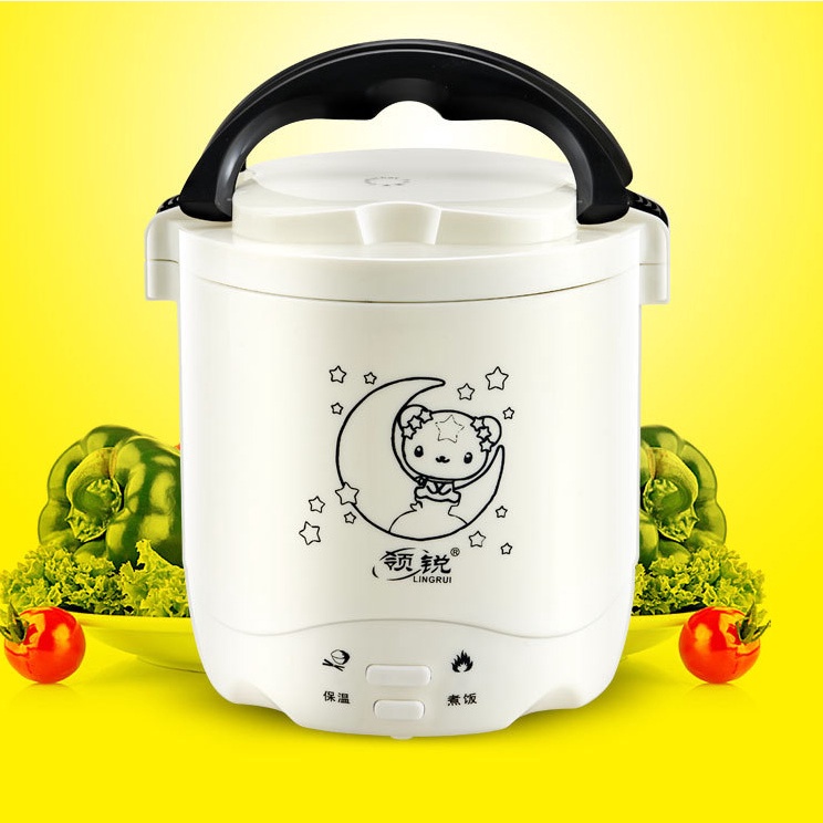 Nồi cơm điện 1 lít Mini Rice Cooker - Nấu cơm siêu ngon - Hâm nóng cơm văn phòng - Ruột nồi rời chống dính