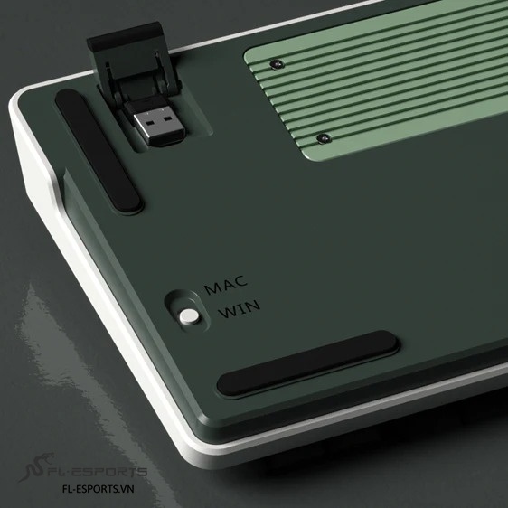 Bàn phím cơ không dây FL-Esports CMK98 SAM Tropical Forest Kết nối 3 mode- Hàng chính hãng