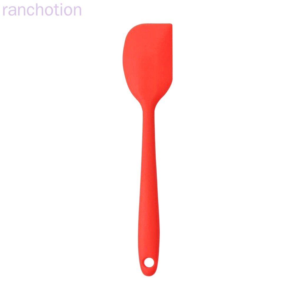 Cooking Spatula Kitchen Heat-resistant Silicone Spatula Scraper Flipper Baking Cooling Tool ranchotion