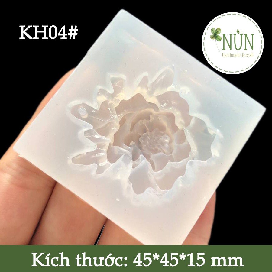 Khuôn Hoa 3D, Khuôn Silicon Để Làm Trang Sức, Phụ Kiện, Trang Trí