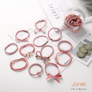 Set 12 Dây Cột Tóc Co Giãn Phong Cách Hàn Quốc 7 Màu Lựa Chọn