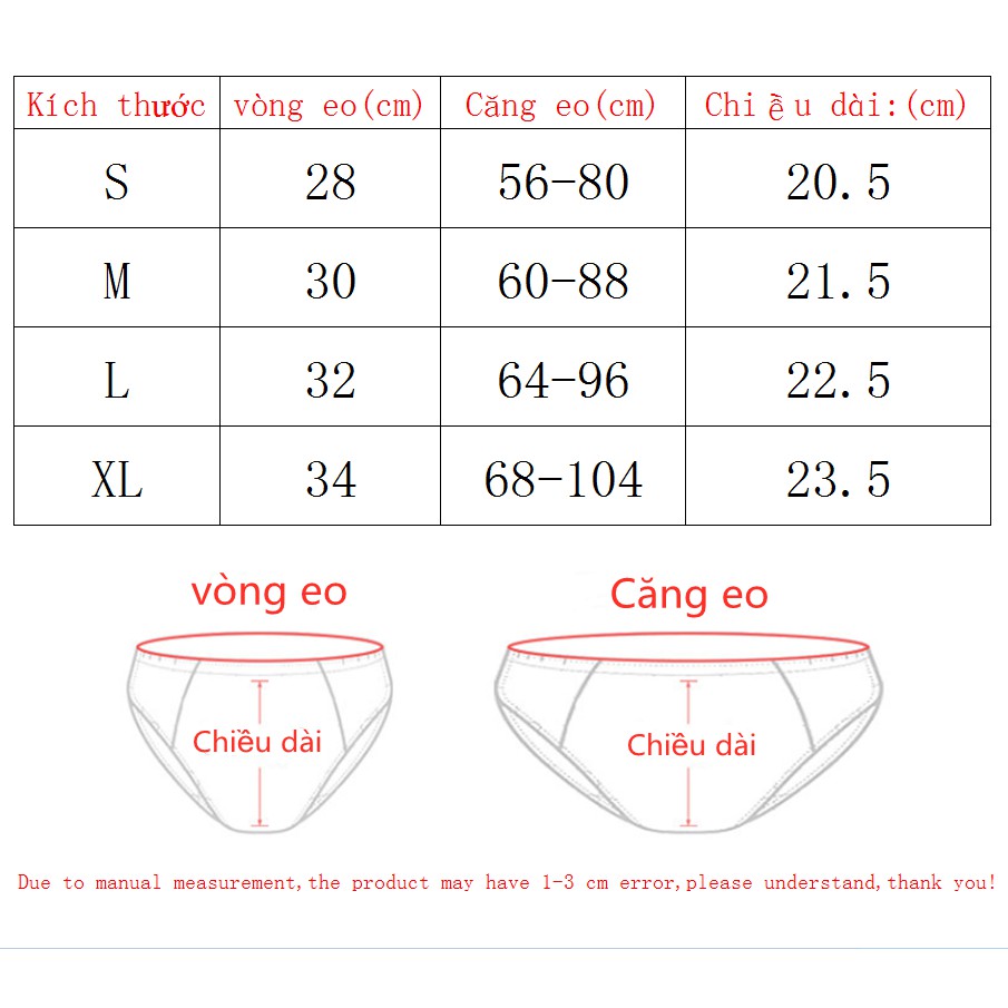 Set 7 Quần Lót Cotton Lưng Thấp Thời Trang Cho Nữ | BigBuy360 - bigbuy360.vn