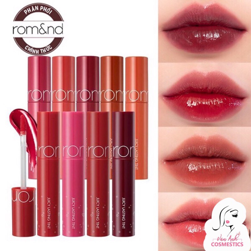 Son Bóng Tint Lì Romand Juicy Lasting Tint 5.5g