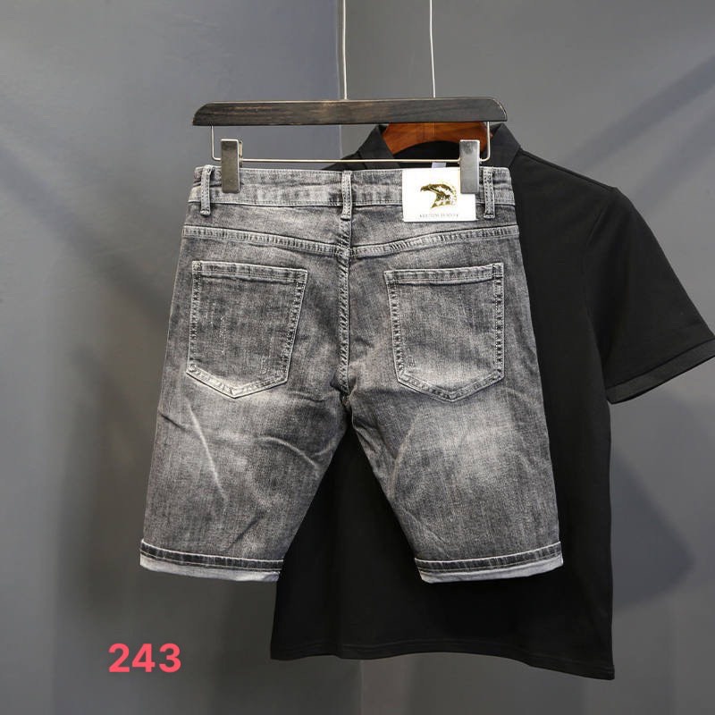 Quần Short Jean Nam Chất Bò Co Giãn ❤️FREESHIP❤️ Quần Sọt Nam Mẫu Mới vẩy sơn thời trang cao cấp Tô Tồ Shop - QSJNM239