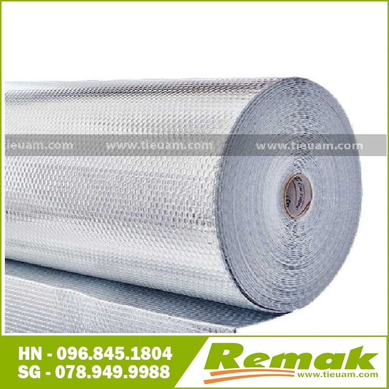 Tấm túi khí 2 mặt bạc, cách nhiệt chống nóng - Khổ rộng 1m55