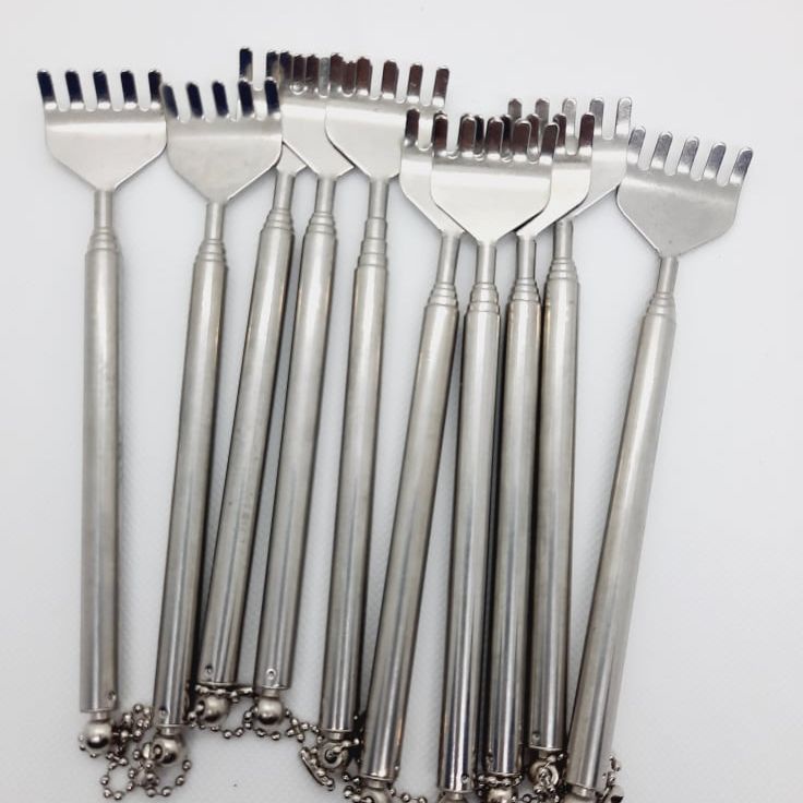 GIÁ BẤT CHẤP_ gãi lưng bằng inox thông minh có thể kéo dài thu ngắn tiện lợi freeship có ảnh thật kèm video