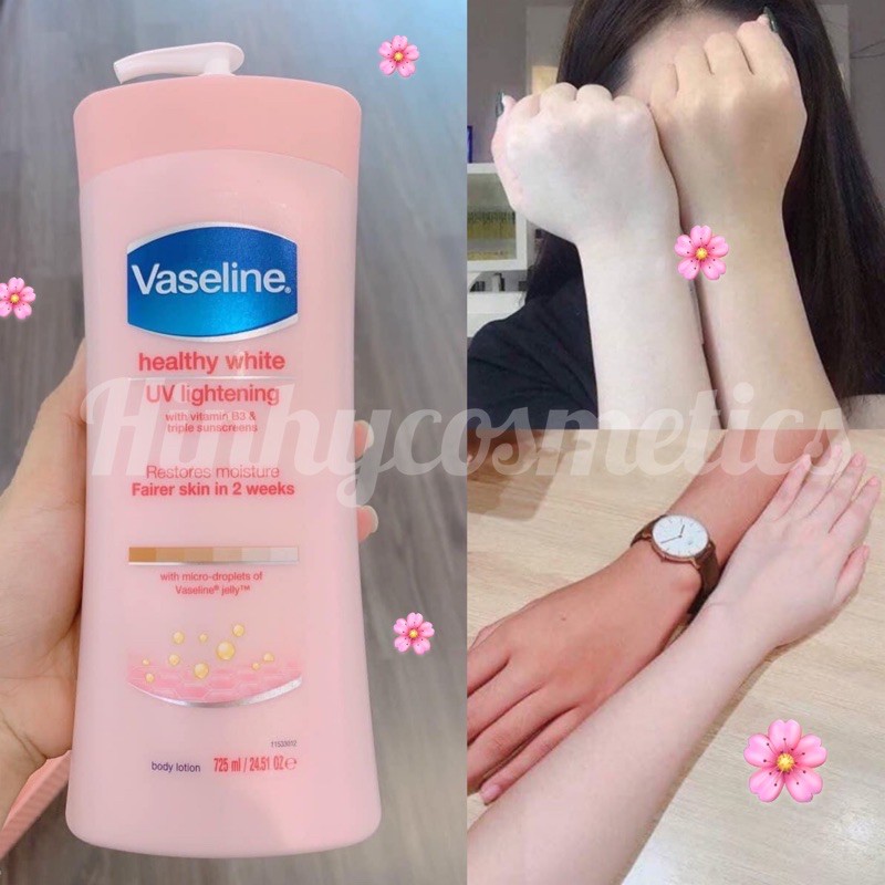 Sữa Dưỡng Thể Trắng Da Vaseline Healthy White Mỹ 725ml