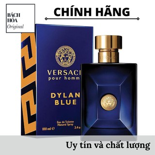 [Chính hãng] Nước hoa nam Versace POUR HOMME DYLAN BLUE EDT 100ml - FULL SEAL