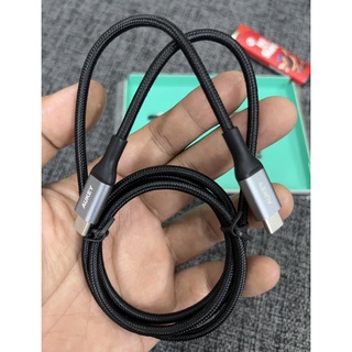 Cáp sạc Type-c To Type-c Aukey CB-CD5 (dây dù)
