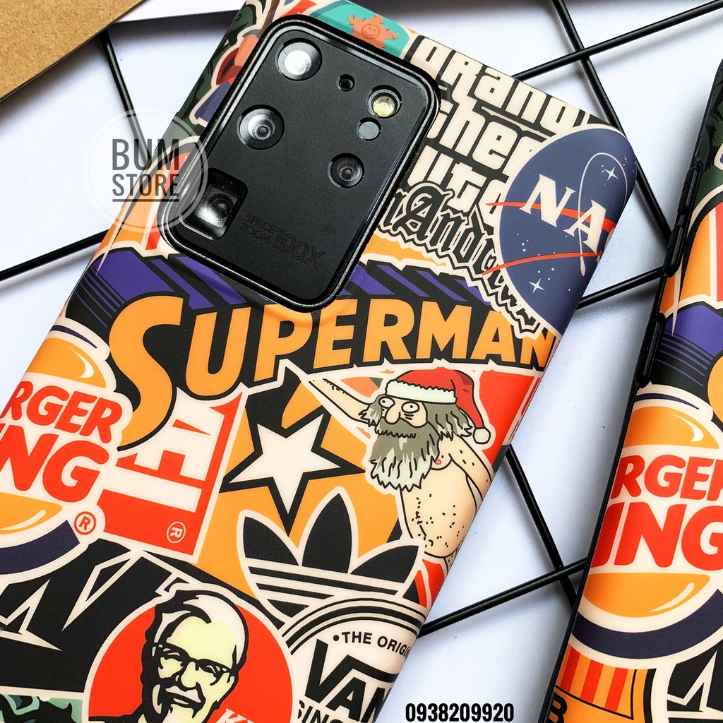 [Mã ELFLASH5 giảm 20K đơn 50K] Ốp Lưng Superman Samsung Galaxy Note 20 Ultra / Note 20 / S20 Ultra / S20 Plus