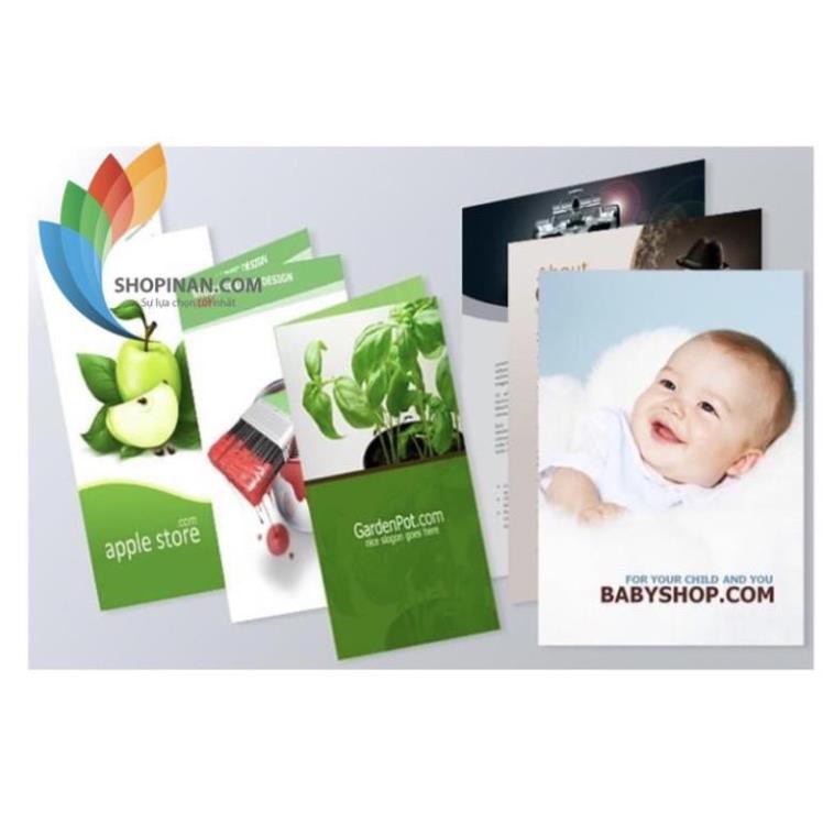 In Tờ rơi A4 (Leaflet A4): KT: 21cm x 29.7cm, Giấy Couche 100gsm/150gsm. In giá rẻ. #Shopinan