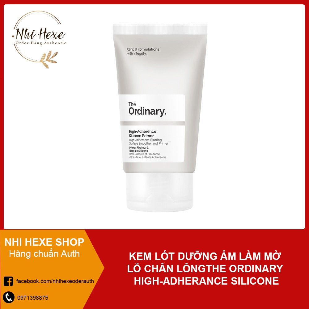 Kem lót, dưỡng ẩm làm mờ lỗ chân lông The Ordinary High-Adherence Silicone