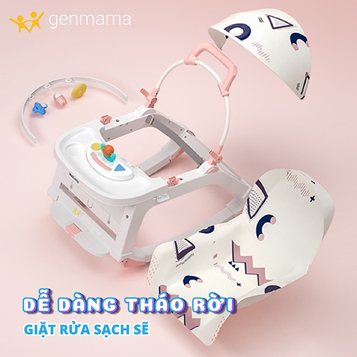 Ghế bập bênh đa năng cho bé ROCKING CHAIR cho bé ngồi ăn, nằm ngủ, thư giãn mẫu mới 2022
