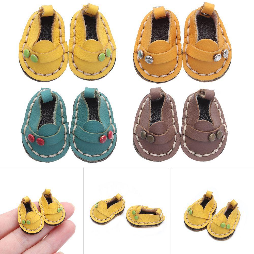 Giày Búp Bê LAYOR1 Bằng Da Bò Tỉ Lệ 1 / 12BJD 1 / 11 OB11