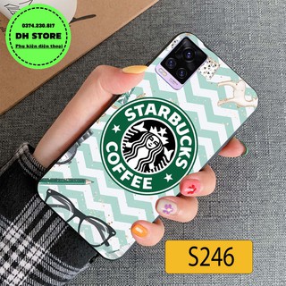 [ HÀNG MỚI ] Ốp lưng điện thoại Vivo V20 in hình trà sữa STARBUCK ngộ nghĩnh.